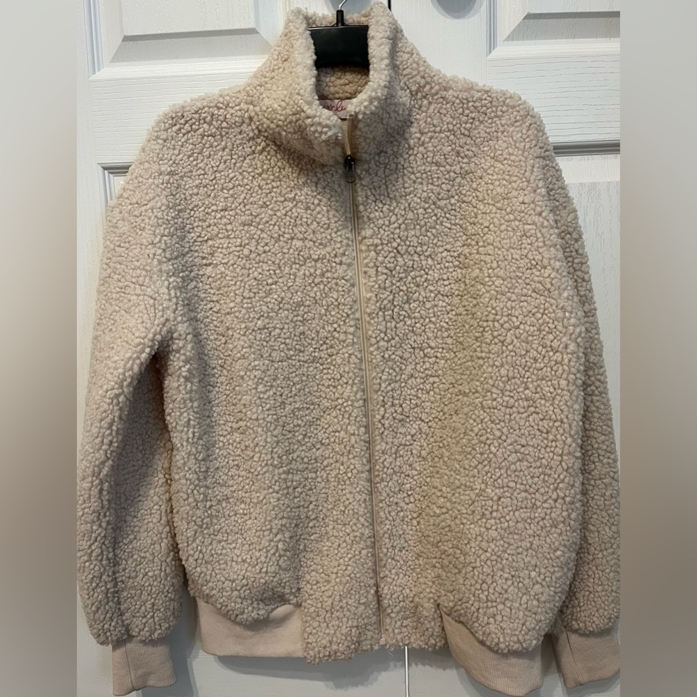 Women’s Teddy Bear Jacket - Cream - Size S